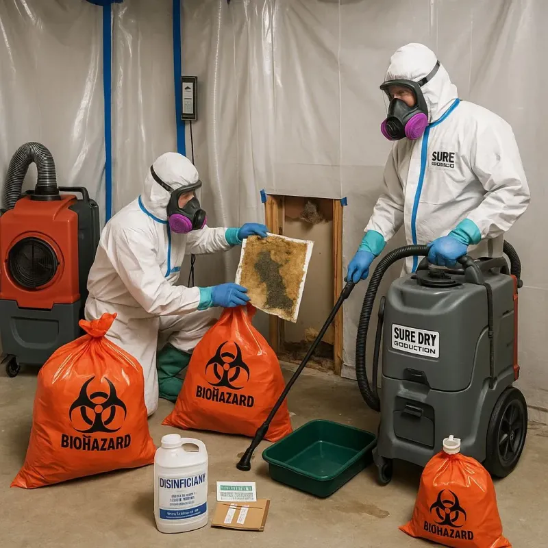 Contaminated Water Handling Protocols process in Calhoun County, TX